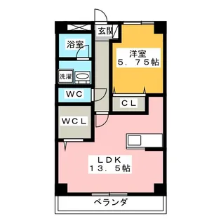 アゼリア東幸 D【2階】の間取り