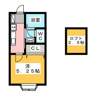 パレティーレII【2階】の間取り