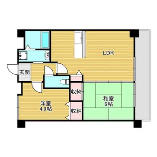スプリングヒルズIII【4階】の間取り