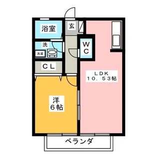 アヴニール【2階】の間取り