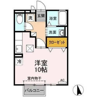 サンテラス雲雀ヶ丘【1階】の間取り