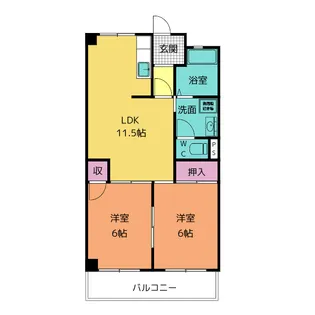 コーポモリタ【3階】の間取り