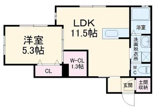 ウィステリア【1階】の間取り