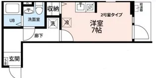 クレメント船橋【3階】の間取り