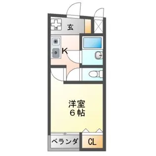 ルミエールS【4階】の間取り