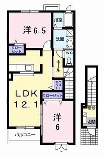 兵庫県加東市社【アパート】の間取り