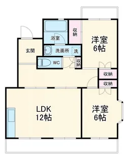 コートビレッジ山手A【2階】の間取り