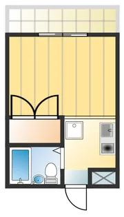 神奈川県横浜市鶴見区小野町【マンション】の間取り