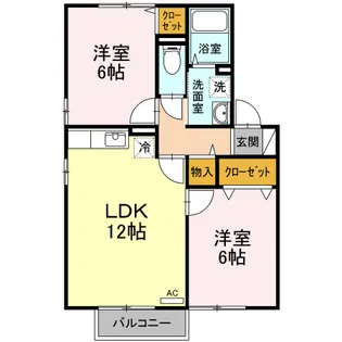 プレイン C【2階】の間取り