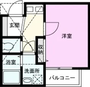 リヴェールJun草加【2階】の間取り