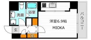 PRIMA ROSA優【2階】の間取り