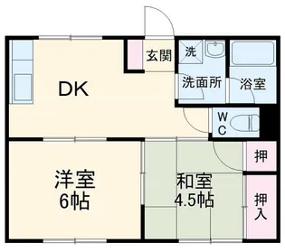 ファミール高山【1階】の間取り