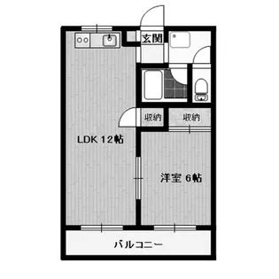 エディフィスみとみ【1階】の間取り