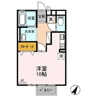 カーサユーカリ A【2階】の間取り