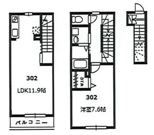 Fiore尾久【3階】の間取り