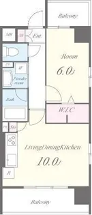 ロイヤルコート日本橋人形町【4階】の間取り