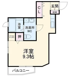 カーサ・ディ・アストゥロ【3階】の間取り