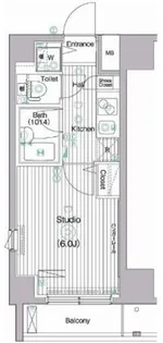 ガーラ・ステージ西巣鴨II【3階】の間取り