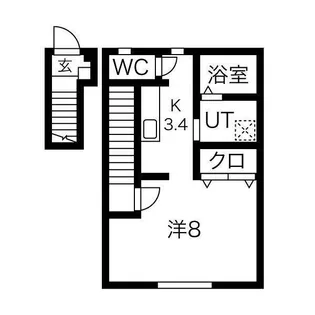 グランドパレス御所橋III【2階】の間取り