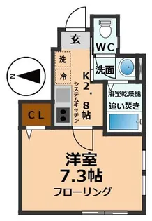 東京都杉並区下高井戸1【アパート】の間取り