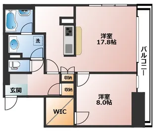 VIA定禅寺【5階】の間取り
