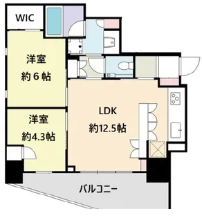 アトラス新宿左門町【5階】の間取り