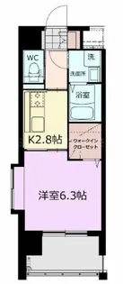 CALIFORNIA APT カリフォルニア アパートメント【8階】の間取り