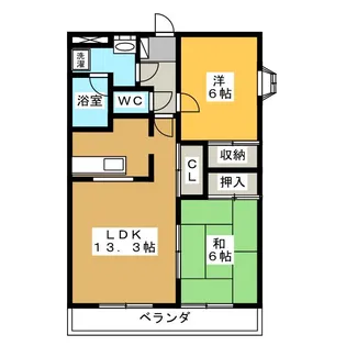 メゾン・ド・サム【3階】の間取り