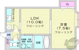 ローレル【2階】の間取り