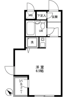 パレドール千駄木II【3階】の間取り