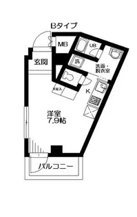 ハーモニーコート【3階】の間取り