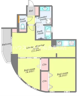 コンフォートレジデンス仙台東口【5階】の間取り