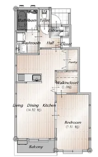 AFC RESIDENCE 海老島【1階】の間取り