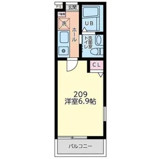 神奈川県海老名市国分南3【アパート】の間取り