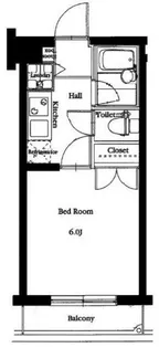 グラントゥルース目黒花房山【1階】の間取り
