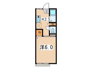 ヴェルディ湘南台【2階】の間取り