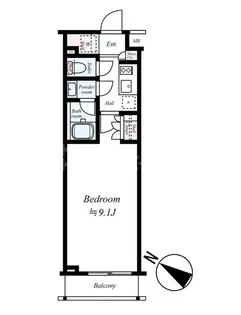 プレール・ドゥーク志村坂上【2階】の間取り
