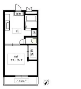 メゾン杉の里【3階】の間取り