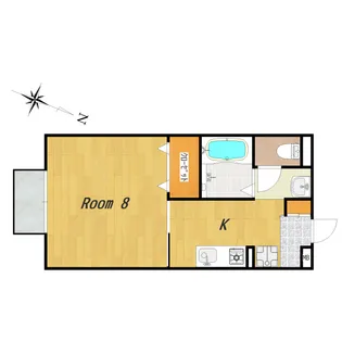 セピアコート【2階】の間取り