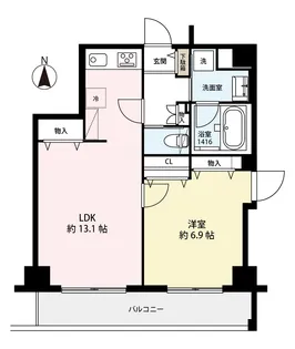 (仮称)武蔵野市境南町2丁目レジデンス【4階】の間取り