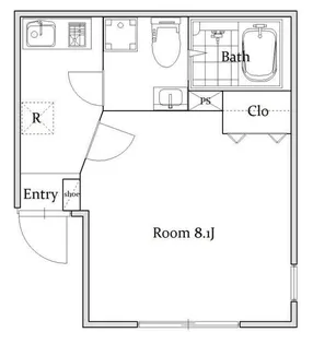 VILLE NEUVE清澄白河【4階】の間取り