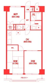 スカイパレス東戸塚【2階】の間取り