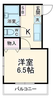 グランブルー日吉【1階】の間取り