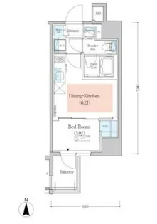 アーバネックス深川木場【13階】の間取り