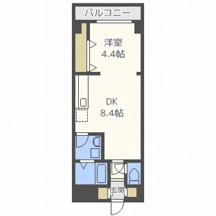 Gratia【8階】の間取り