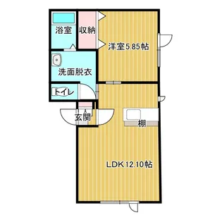 アルファーメゾン【2階】の間取り