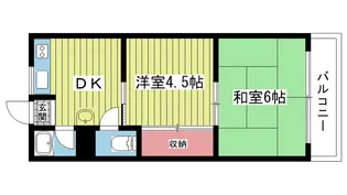 大阪府豊中市春日町4【アパート】の間取り