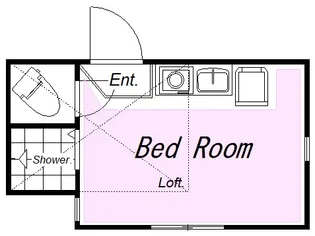 ユナイト江川ガルーダの杜【2階】の間取り