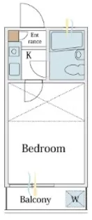 東京都世田谷区大原1【アパート】の間取り