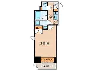 ルーブル新宿原町【6階】の間取り